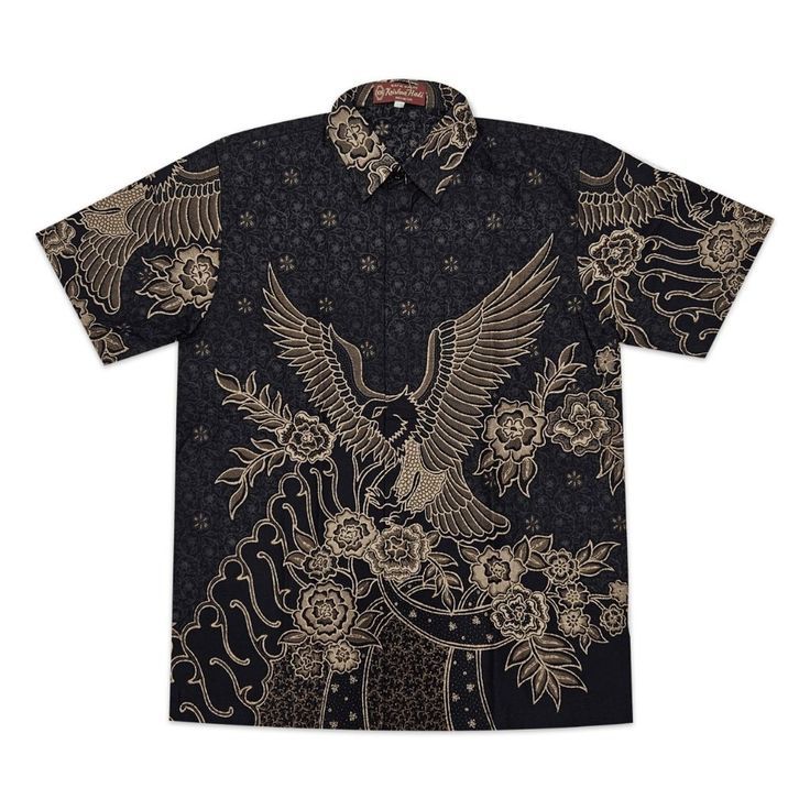 Kemeja Batik Pria - Danendra Midnight Eagle